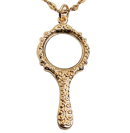 Disney Couture™ Snow White Hand Mirror Necklace